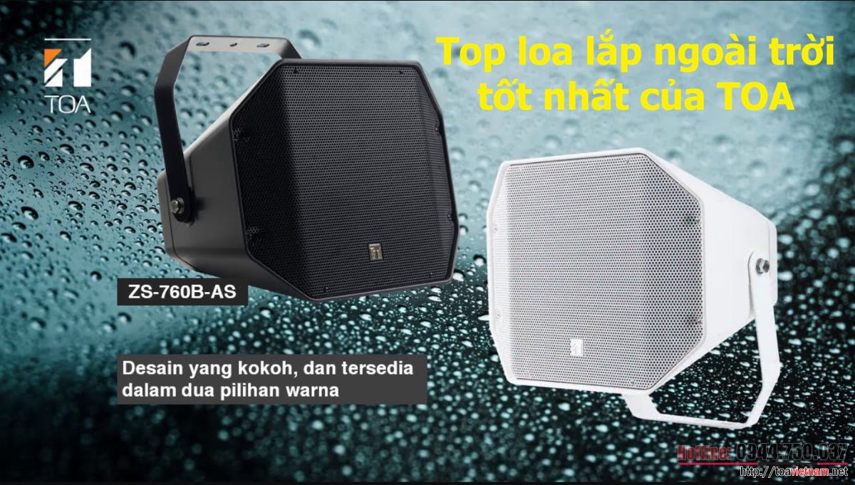 Top loa lắp ngoài trời tốt nhất của TOA