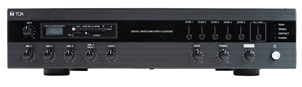 Tăng âm MP3, 5 vùng 120W: TOA A-3212DMZ-AS