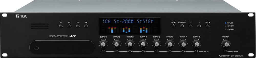 Thiết bị ngõ ra âm thanh: TOA SX-2100AO