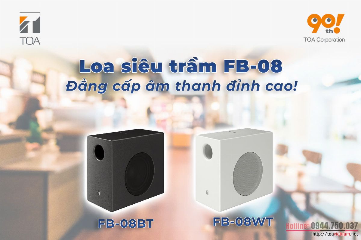 Loa siêu trầm FB-08 đẳng cấp âm thanh đỉnh cao