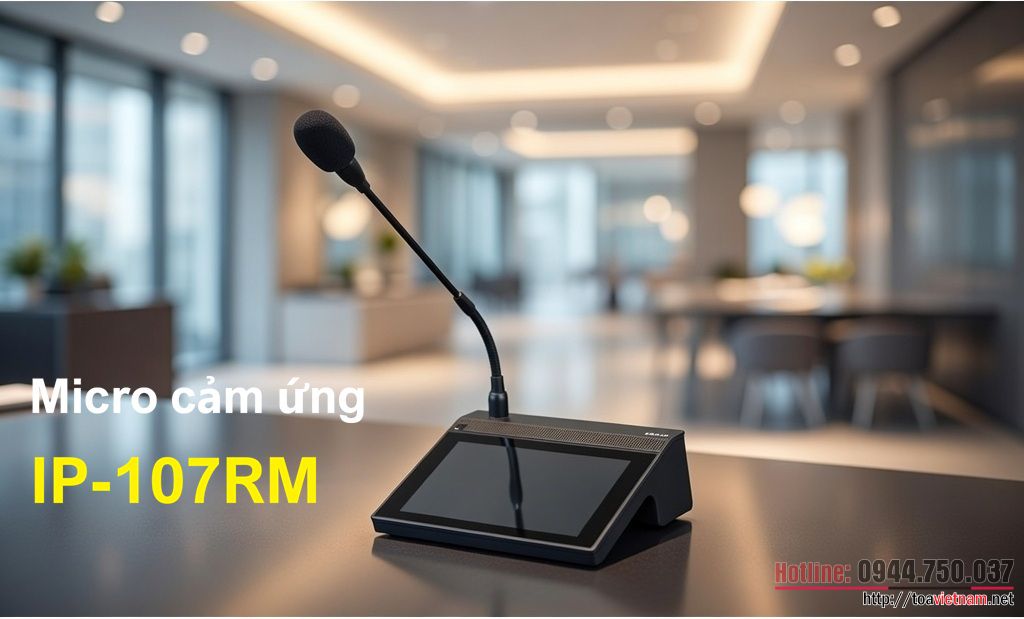 IP-107RM Micro cảm ứng mới cho hệ IP-1000