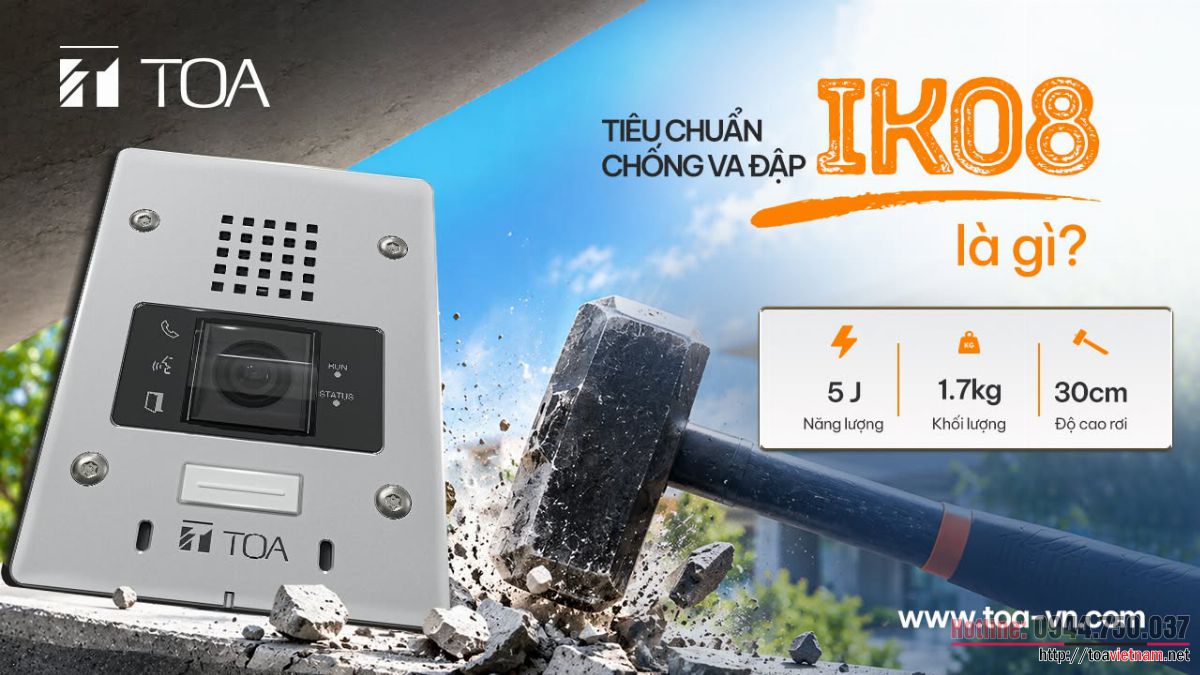 Tiêu chuẩn IK08 là gì Khả năng chống va đập và ứng dụng thực tế