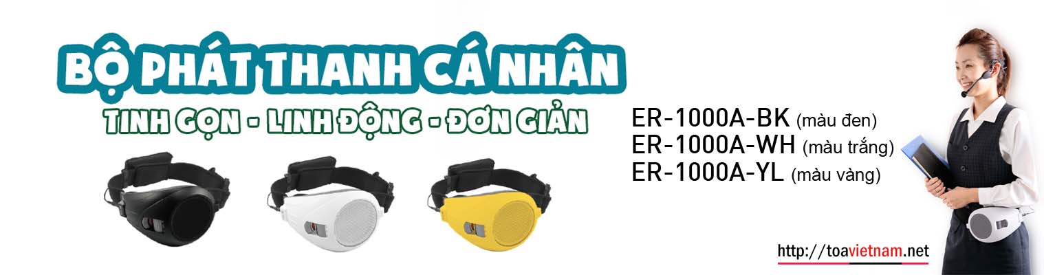 Loa đeo hông ER-1000A mới